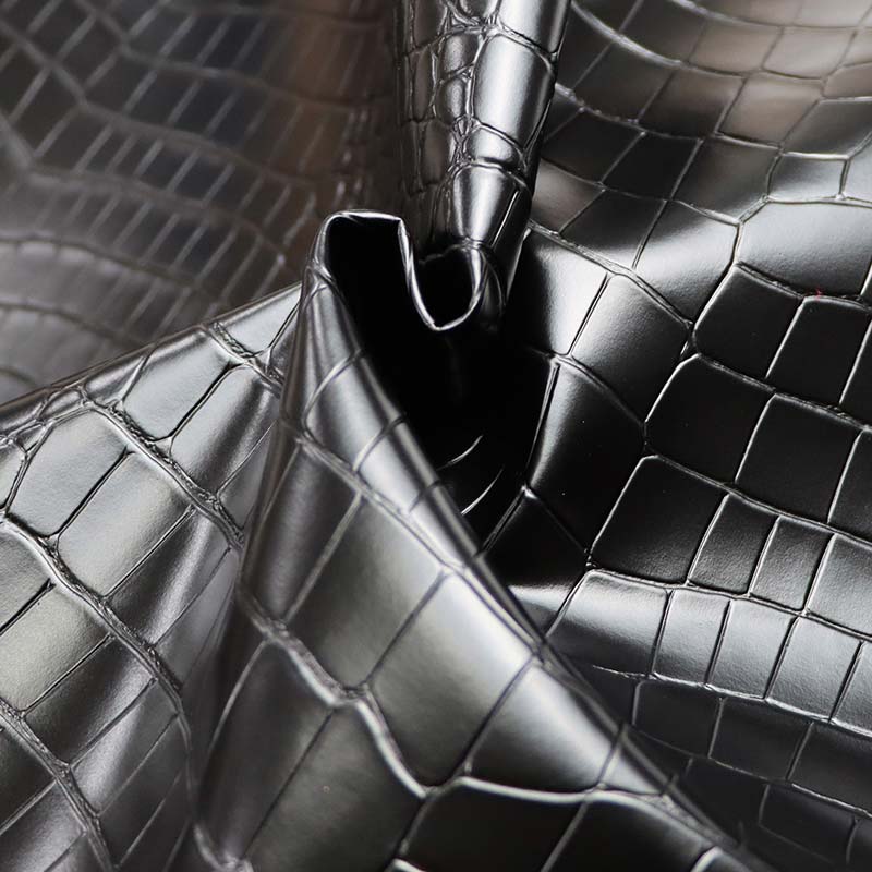 Ύφασμα διακόσμησης σπιτιού από τεχνητό ψεύτικο δέρμα PVC από κόκκους κροκόδειλου