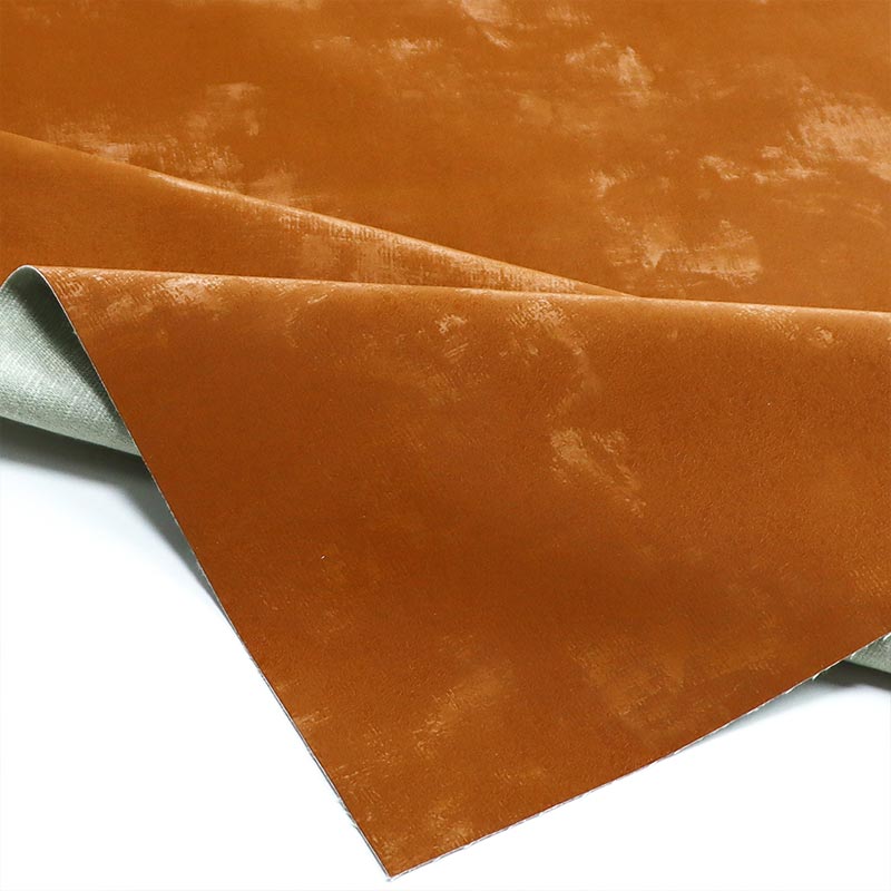 Velvet Imitation PU Leather Soft Clothes Fabric