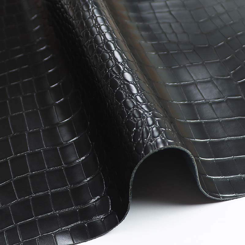 Crocodile Grain Artificial Faux PVC Leather Home Decor Fabric
