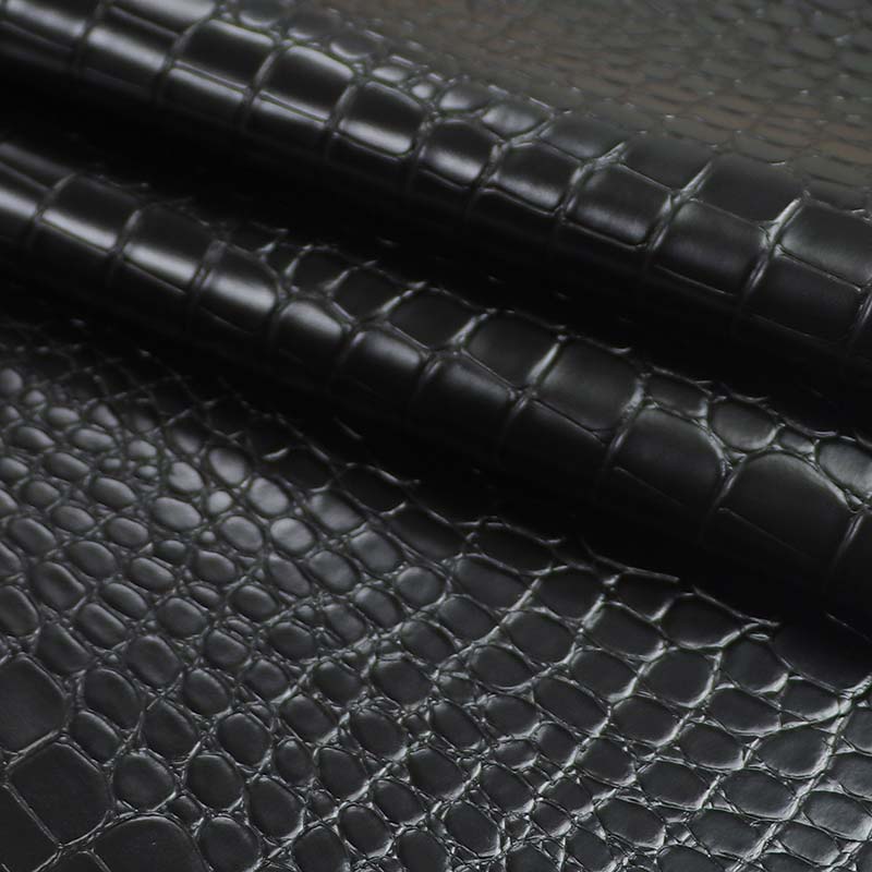 Crocodile Grain Artificial Faux PVC Leather Home Decor Fabric
