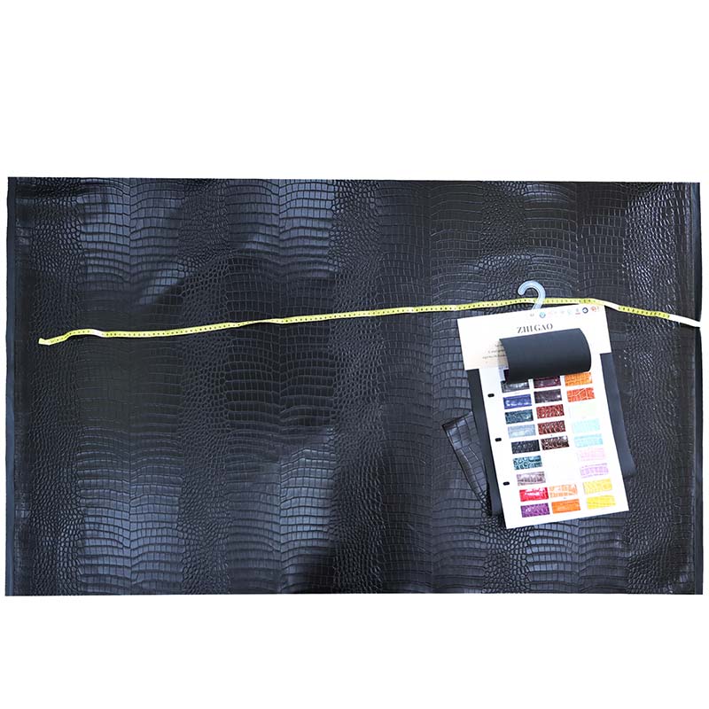 Crocodile Grain Artificial Faux PVC Leather Home Decor Fabric