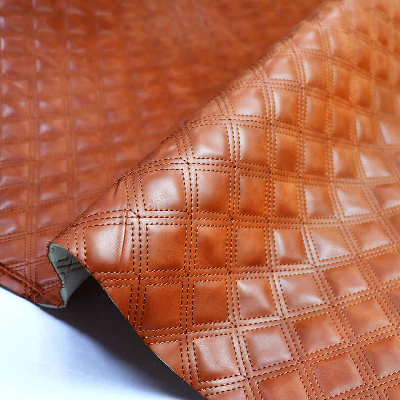 Σφουγγάρι ραφής αφρός Τεχνητό καπιτονέ Αυτοκίνητα Αυτοκινήτων PVC Δερμάτινο ύφασμα